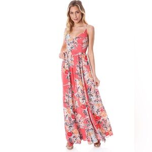 Free People Through The Vine Printed Maxi Dress